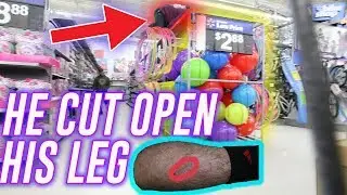 JUMPING IN THE BALL PIT AT WALMART (locked in)