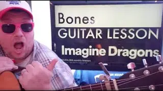 How To Play Bones - Imagine Dragons Guitar Tutorial (Beginner Lesson!)