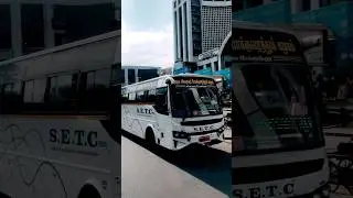 SETC Bus @ Trivandrum Bus Stand❤️ #tnstc #bus #ksrtc #busstand #trivandrum #kerala #travel #shorts