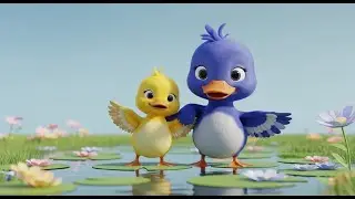 Ducky Wings Go Flap, Flap, Flap! | Fun Animal Action Rhyme for Kids | Nursery Rhymes