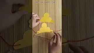 Beautiful Krishna ji Mukut | Handmade Krishna Mukut | Mukut DIY | #shorts #janmashtami #krishnamukut