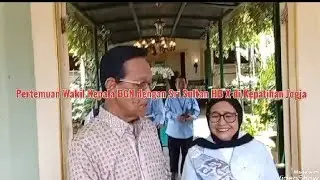 Pertemuan Sri Sultan HB X dengan Wakil Kepala Badan Gizi Nasipnal