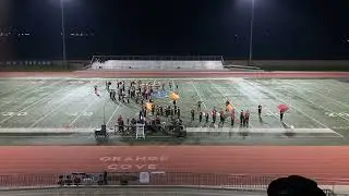 McFarland high school, marching band performance at orange cove Nov/08/2025.