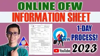 PAANO KUMUHA NG OFW INFORMATION SHEET | ONLINE OFW RECORDS APPOINTMENT 2023