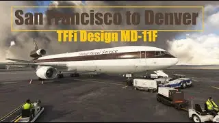 San Francisco to Denver in the MD-11F for Microsoft Flight Simulator