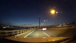Osaka night drive 4K 阪神高速 湾岸線 2017