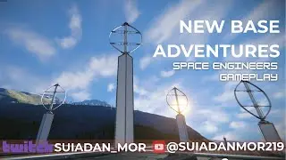 New Base Adventures | Space Engineers Gameplay (and Bonus Out of Ore) with Mads and Mrs. Mor