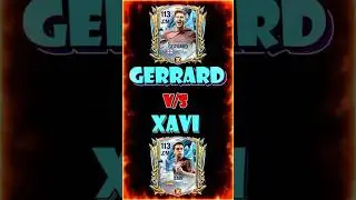Xavi VS Gerrard 😍😍😍 TOTS ICONS FCMOBILE 25 #fcmobile #fifa #tots #shorts