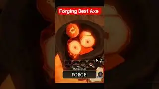 Forging Best Axe In The Forge #roblox