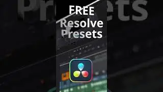 Free DaVinci Resolve presets: YouTube end screen effect #Shorts