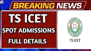 ts icet spot admissions 2023 full details|TS ICET latest update today bhuwantv