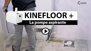 La pompe aspirante Kinefloor pour installer une douche n'importe où.