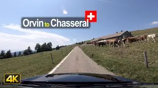 Orvin to the summit of the Chasseral | Scenic Drive Switzerland!