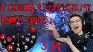 This IS a build guide video. Fireball Elementalist Build Guide PoE Crucible 3.21
