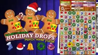 Holiday Drops - Match three puzzle