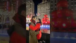 We felt like in a Christmas movie in NY 🎄 #shorts