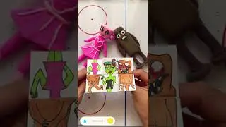 DIY cute emojis 🧟&zwj;♀️🩷🤎 #diy #papercraft #brainrot #craft #cartoon #thingstodo #tungtungtungsahur