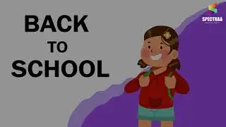 🎒 Back to School | 2D Motion Graphics Animation | Spectraa Animation Studios