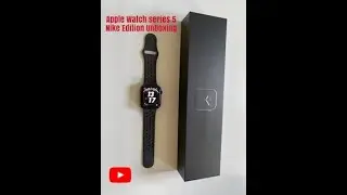 Apple Watch Series 5 Nike Edition Space Grey Unboxing And First Impressions