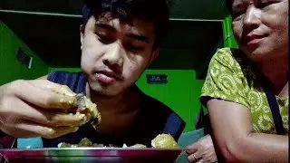 How i ate fatty pork|Unties enjoy watching me😂😂 ||short video
