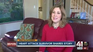 Heart attack survivor shares story
