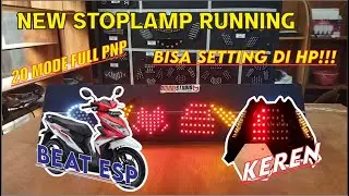 STOPLAMP BEAT || STOPLAMP RUNNING BEAT ESP FULL 20 MODE PNP SETTING APLIKASI