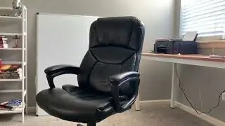 Realspace&reg; Fennington Bonded Leather High Back Chair Review