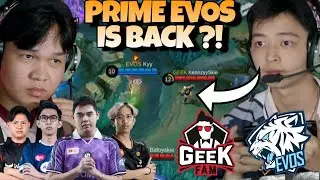 EVOS THIS SEASON IS SO STRONG, COK!! KYY'S CHIP IS A MUST BE AVOIDED!! EVOS VS GEEK MATCH 1 - MPL...
