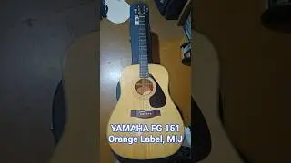 Yamaha FG 151 Orange Label MIJ Dreadnought Guitar #guitardesign #guitarcraft #music #cover