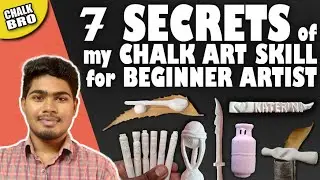 7 SECRETS of my chalk carving art in Tamil | ALPHABET AGNER | CHALK BRO