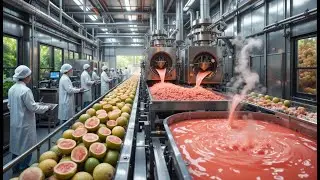 Inside a Guava Processing Factory: Juice & Pulp Production Secrets Revealed