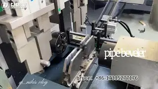 CJ-90CNC: Double Head Pipe Chamfering Machine with Slide-Up Auto Feeding