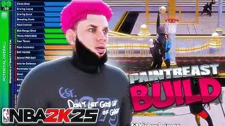 I Made My 2K20 PAINT BEAST Build on NBA 2K25! 99 DRIVING DUNK + 99 REBOUND + 96 STRENGTH + 90 VERT