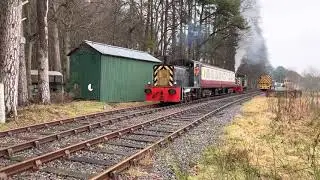 D2134 shunts one of the mark 2 coaches