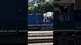 Kicking cars in FEC&rsquo;s Bowden yard #railfans #railfan #train #railfansm