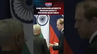 Russia's Deputy Prime Minister Denis Manturov In India For 2-Day Visit, Meets EAM S Jaishankar