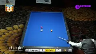 #2 &bull; H. PATINO vs T. NGUYEN - 2017 USBA 3-Cushion National Championship