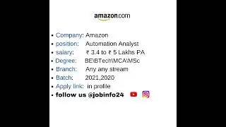 Amazon hiring 2021 2022 pass out #freshers #jobs #amazon #hiring