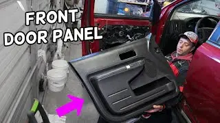 HOW TO REMOVE FRONT DOOR PANEL ON FORD EDGE, LINCOLN MKX