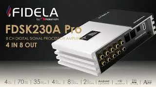 Fidela FDSK230A Pro by Nakamichi | High-Fidelity Car Audio DSP Explained #caraccessories