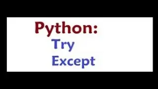 try and except function in os module in python