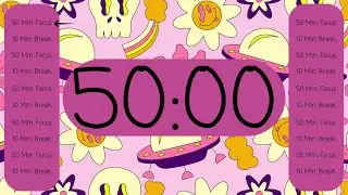 ⏳ 10-hour 50/10 Pomodoro Timer &ndash; Silent & Distraction-Free 🕒 | No Beeps, Just Focus