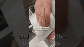 Replacing thermal paste 