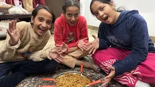 Week off vale din mene bnaye tasty atta 🍜 noodles🫠🙂‍↔️