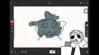 Drawing but the pen is in my mouth 