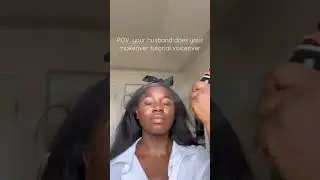 Husband does makeup tutorial voiceover #sahm