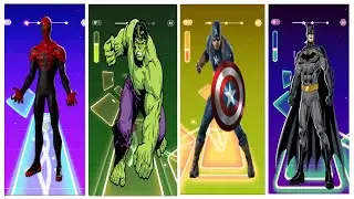 “Spider-Man, Hulk & Friends Play Tiles Hop (Crazy Combo Edition)”