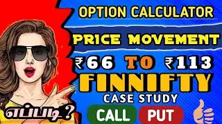 SUCESSFULL OPTION TRADING  | OPTION CALCULATOR FINNIFTY CASE STUDY 27.02.24 |  TAMIL #optionstrading
