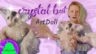 Geode Crystal Bat || Posable ArtDoll Tutorial