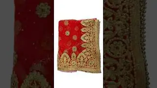 New Bridal Wedding Dupatta/Dulhan Shadi Wali Dupatta Chunari Design #shorts #viralvideo #trending